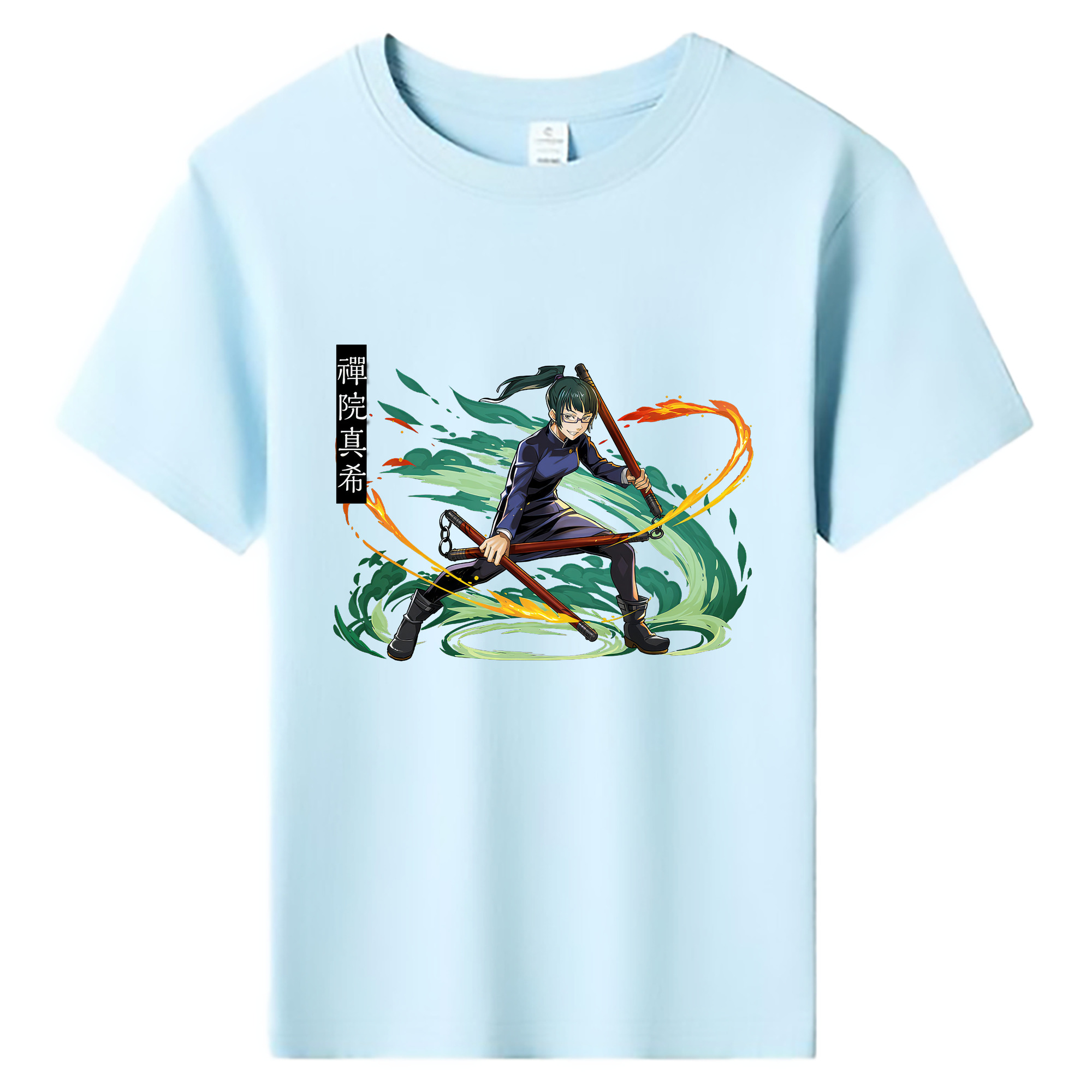 （画像用） 呪術廻戦 Jujutsu Kaisen 綿100％キッズTシャツ（フロントプリント）